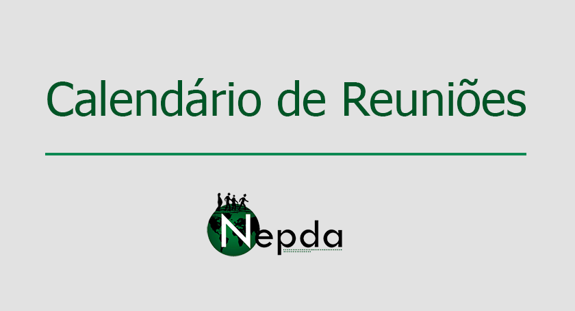 Calendário de reuniões 2018.1