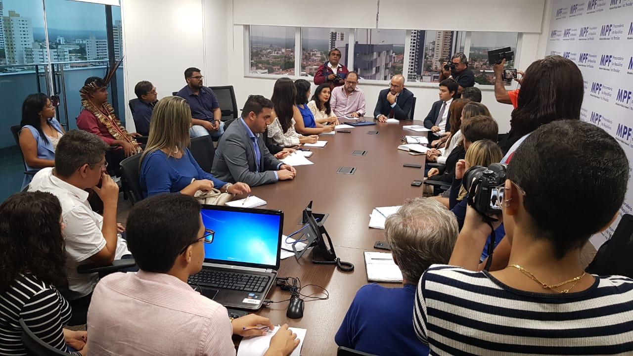 CSVM/NEPDA/UEPB presente em Reunião da Rede Local sobre Indígenas Warao na Paraíba, no MPF/PB, em 13/02/2020.