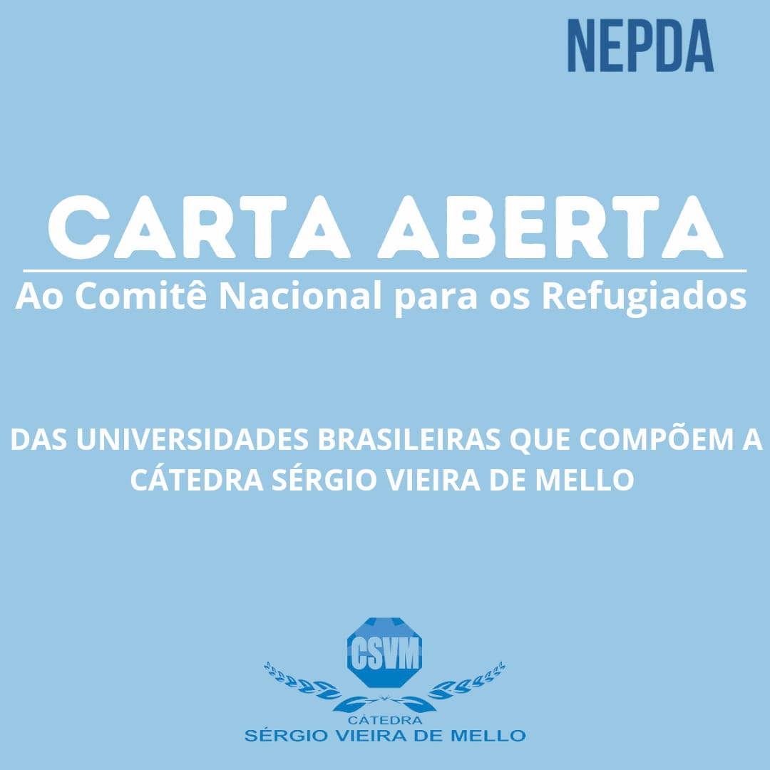 Modificação nos procedimentos para solicitação de reconhecimento da condição de pessoa refugiada, leva professores e pesquisadores do tema do refúgio, a redigir Carta Aberta ao Conare sobre o tema.